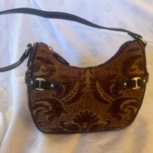 Etienne Aigner velvet bag